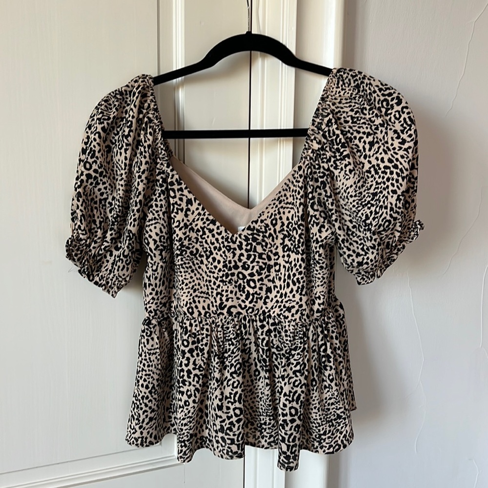 VICI Cheetah Print Blouse